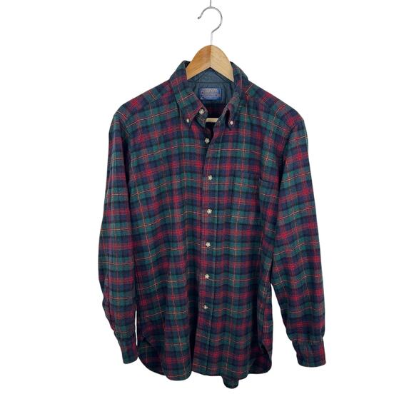 VTG Pendleton Wool Shirt Maclennan Tartan Plaid - Picture 1 of 6